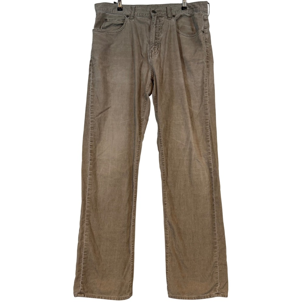 J.Crew Mens Vintage Cord Pants 36x34 Khaki Brown Cotton Straight Leg Gorpcore